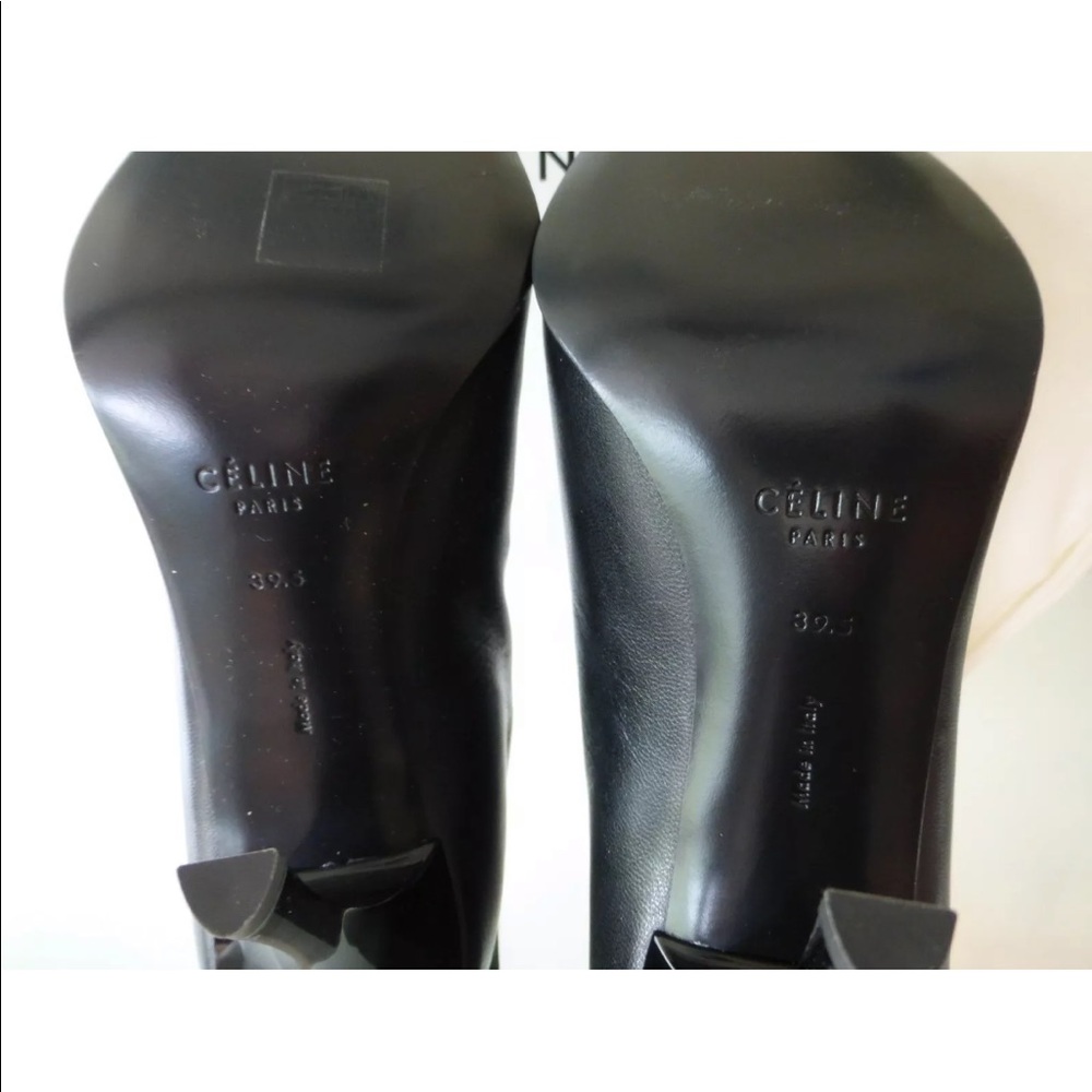 NIB Auth. CELINE leather BOOTS/BOOTIES w/dust bag  size 8.5/39.5 IT - Picture 8 of 9